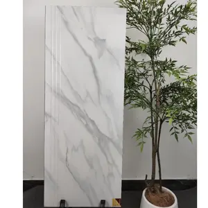 Indoor Carrara Wit Porselein Trap Tegel Commerciële Decoratieve Traptreden En Risers Antislip Eigentijdse Guangdong