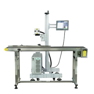 Vàng bạc đồng sắt băng tải 1064nm bay loại sợi <span class=keywords><strong>Laser</strong></span> đánh dấu máy dây chuyền sản xuất cho sợi <span class=keywords><strong>laser</strong></span> bút đánh dấu - Product Image 3