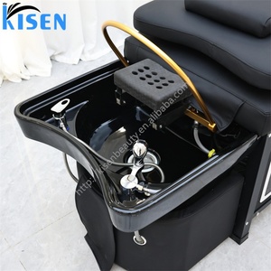 KISEN Meilleure Vente Lit de Lavage Capillaire pour Salon de Beauté avec Hydrothérapie, Lit de Massage pour Salon de Coiffure, Lit de Lavage Capillaire Thaïlandais et Lit de Spa Japonais pour la Tête - Product Image 4