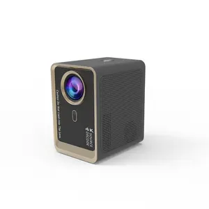 Ehomm F6 Draagbare Android 9.0 150 Inch Groot Scherm Led Lcd 1 + 8Gb 4800 Lumen 2.4/5G Wifi Home Theater Projector