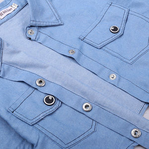 Robes de cérémonie pour enfants, ensembles de 2 pièces, comprenant des hauts en denim et une robe rouge pour les enfants, à porter en été - Product Image 5