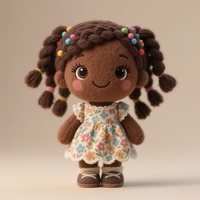 OEM/ODM poupées de chiffon afro-américaines personnalisées poupée en peluche noire personnalisée poupée africaine poupées afro-américaines peluches en gros