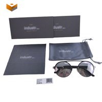 Boîte à lunettes de soleil de luxe avec couvercle rabattable personnalisé, en carton, avec aimant, pour lunettes de vue, lunettes de soleil, boîte cadeau