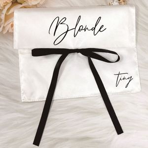 Luxury Custom Logo Eco-Friendly Durable Foldable Cotton Cosmetic Travel <b>Storage</b> Bags Natural Color <b>Clothes</b> Hair Dust Gift - Product Image 2