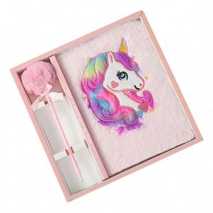 Colorful <b>Note</b> <b>Book</b> School Supplier 2020 Products A5 Notebook Planner Hardcover Dairy Plush Notebooks Customizable - Product Image 1