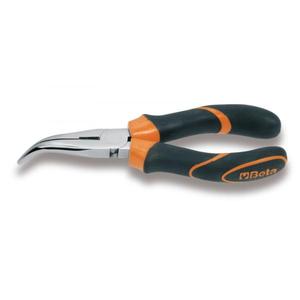 BETA - 011680036 Pince chromée à nez moleté à aiguille courbée extra-longue avec poignées bi-matière (multi-pack) - Product Image 1