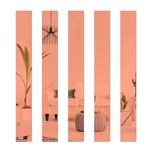 Adhesivo Decorativo de Pared con Espejo Acrílico en Forma de Tira Larga, Adhesivo Decorativo para el Hogar - Product Image 6