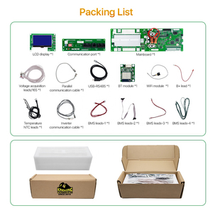 Kingkongbattery 16S 48V Smart BMS sistema solare Storage 100A 200A sistema di gestione della batteria LiFePO4 BMS per pacco batteria - Product Image 2