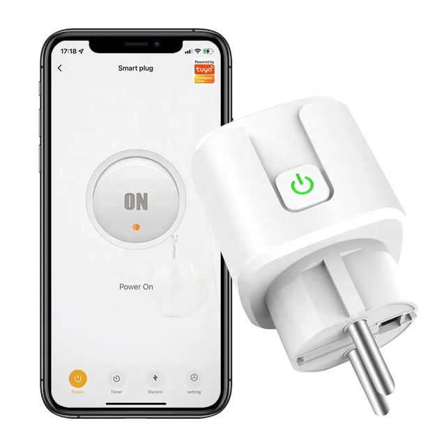 20A/16A with Power Monitor Smart Socket Plug Tuya EU WIFI Wireless Control Outlet for Alexa Google Home