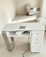 Nouvelle table de manucure design pour salon de beauté, mobilier de station de manucure