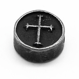yunnique Stainless Steel Cylindrical <b>Spacer</b> Beads Retro Black For Bracelet Making Jewelry Findings 6mm GZY-WM0243 - Product Image 2