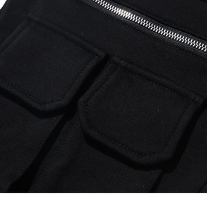 Pantalones Deportivos de Algodón para Hombre, Estilo Hip Hop, para Entrenamiento, Fitness, con Múltiples Bolsillos, Cierre de Cremallera, Corte Ajustado, para Gimnasio y Deportes, 2020 - Product Image 5