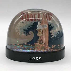 Quà Tặng Kinh Doanh Tùy Chỉnh In Nước Bóng Nhựa Tuyết Dome Lưu Niệm Quả Cầu Tuyết - Product Image 3
