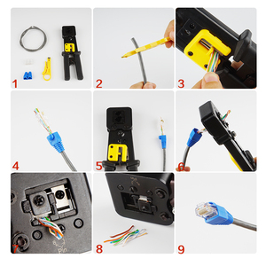 Connecteurs RJ45 8P8C traversants, prix usine, pour réseaux Ethernet Cat5, Cat5e, Cat6 – Prises RJ45 pour connexion réseau - Product Image 6