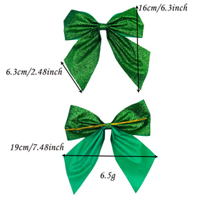 Ruban en polyester brillant de luxe, grand format, avec attache torsadée, pour la décoration de sapins de Noël, couronnes, décoration intérieure et emballage cadeau. - Product Image 2