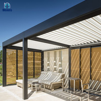 Pergolas et gazebos télécommandés, perchoir bioclimatique d'extérieur, système d'exploitation, Pergola en Aluminium
