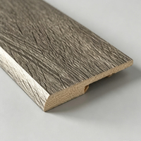 Plinthes en bois MDF plaqué de haute qualité, personnalisables en différentes couleurs de placage, adaptées aux hôtels et aux maisons