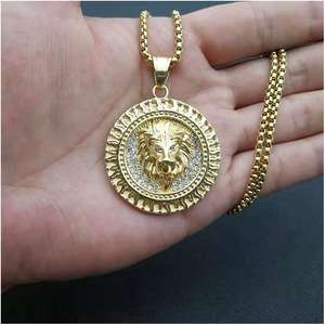 Collana con ciondolo a cuore Moissanite Stone Rose Box <span class=keywords><strong>nome</strong></span> Link cubano cina all'ingrosso conchiglia gemma collana Virgen De Guadalupe - Product Image 2