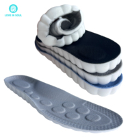 Loveinsoul 4D sport PU plein arc antibactérien anti-transpiration respirant haute élasticité Absorption des chocs fasciite plantaire semelle intérieure