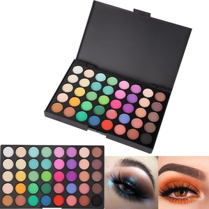 Palette de fards à paupières minéraux 40 couleurs, imperméable, pailleté, mat, poudre scintillante, maquillage pour les yeux pour femmes - Product Image 1