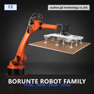 BORUNTE BRTIRUS1820A Bras robotisé de palettisation électromécanique à 6 axes 1850 mm 20 kg avec ventouse à vide pour la manutention de panneaux de bois CE - Product Image 2