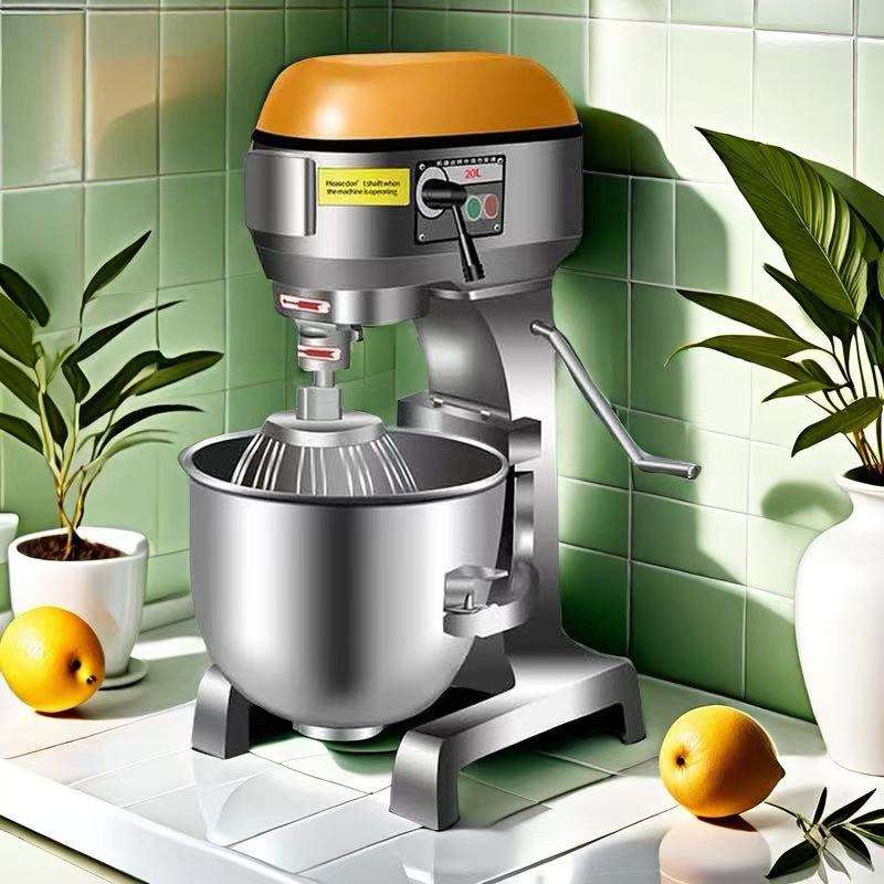 Small Size Dough Mixer Machine 304 Stainless Steel, Semi-Automatic