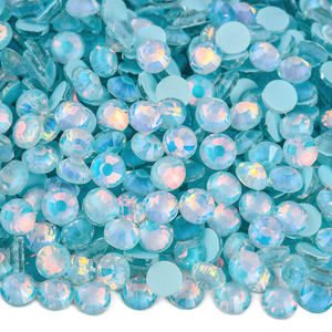 Oleya摩卡蛋白石SS6-SS30玻璃水晶无热固定水钻平背Strass DIY美甲面料服装装饰 - Product Image 2