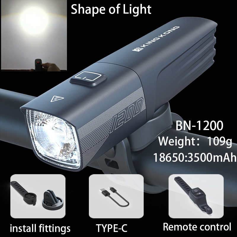 Bn1200-1200 lumens-batterie 18650 remplaçable-ultra-léger-haute br
