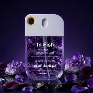 Cosmetic Essential Oil <b>Spray</b> Bottle-Lightweight PE/PET Square Design Credit Card Size Keychain Customizable UV/Silk Screen - Product Image 3