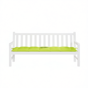 Cuscino per Panchina da Esterno in Tessuto Oxford Verde Brillante 70.9x19.7x2.8 Pollici, Resistente all'Acqua, Trapuntato, Rimovibile e Lavabile - Product Image 1