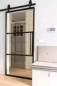 Оригинальный производитель, изготовленная на заказ раздвижная дверь для стальной двери сарая, готовая поверхность для разделения помещений и складских помещений - Product Image 3