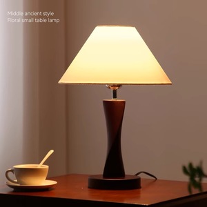 Lampe de table réglable de style chinois minimaliste à lumière blanc chaud dimmable pour chambre à coucher, salon, hôtels, tables, design à brancher - Product Image 3