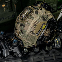 Housse de Casque Tactique Rapide Emersongear en Nylon 100% Modulaire Réglable Camouflage d'Entraînement avec Style AG
