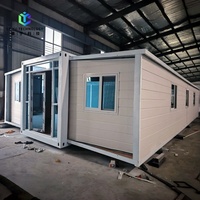 Venta al por mayor de fábrica OEM ODM: Villa contenedor expandible, casa prefabricada aislada térmicamente para alojamiento de glamping en zonas panorámicas