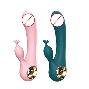 双头振动性玩具硅胶女孩g点阴道猫兔振动器Ciltor刺激假阴茎女性振动器