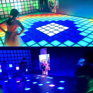 Đội thoát Hoạt động siêu Mega lưới Arena <span class=keywords><strong>Led</strong></span> RGB tương tác khiêu vũ kích hoạt trò chơi pixel sàn - Product Image 1