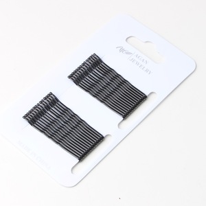 กิ๊บติดผมโลหะขนาด 0.16 นิ้ว ดีไซน์เรียบง่าย กิ๊บหนีบผม ขายส่งจากโรงงาน 28 ชิ้น กิ๊บคุณภาพสูง สีดำ น้ำตาล และสีทอง - Product Image 6