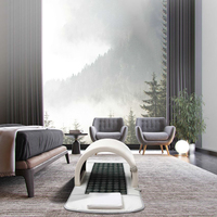 Dôme de sauna professionnel Spa à domicile Sauna couvert de corps entier infrarouge Dôme de sauna infrarouge normal à 2 zones