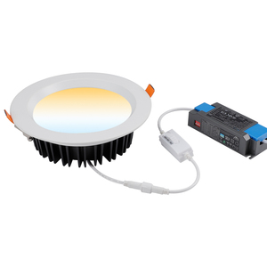 <span class=keywords><strong>Downlight</strong></span> <span class=keywords><strong>Empotrable</strong></span> Moderno, CCT Ajustable de 0-10V, Blanco <span class=keywords><strong>Regulable</strong></span> DALI, <span class=keywords><strong>Downlight</strong></span> <span class=keywords><strong>LED</strong></span> de 100lm/W para Hotel, Oficina, Tienda, Centro Comercial - Product Image 1