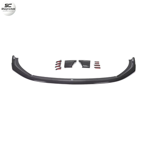 Accessori Auto Leggeri, Spoiler Anteriore in Fibra di Carbonio Prepreg per Audi <span class=keywords><strong>A4</strong></span> RS4 B9 <span class=keywords><strong>Sedan</strong></span> <span class=keywords><strong>2019</strong></span> - Product Image 6