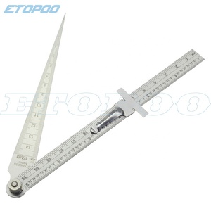 150mmステンレス鋼深さ定規付き1-15mmステンレス鋼テーパー溶接ゲージゲージ - Product Image 3