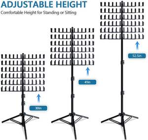 Soporte de pie retráctil para trenzado de cabello, herramienta para trenzas desordenadas, para uso transfronterizo - Product Image 3