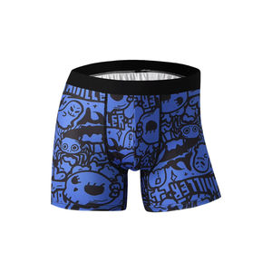 הלבשה תחתונה המודפסת גברים של גברים, נוח, חלקה, נושם, לנשימה, נוער ידידותי, מכנסיים - Product Image 1