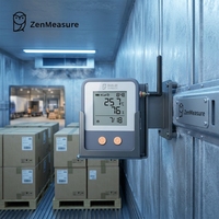 ZenMeasure - Gateway de Monitoreo de Temperatura y Humedad 4G, Modelo MOT-U606-3A, Alertas en Tiempo Real para Cadena de Frío