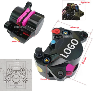 Étrier de frein arrière modifié à 2 pistons pour moto et bicyclette - Product Image 3