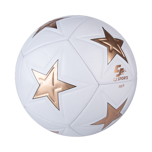 CJ Sports Balón de fútbol de PVC duradero Tamaño 5 410-450g Cosido a máquina Logotipo personalizable para partido De Vietnam - Product Image 1