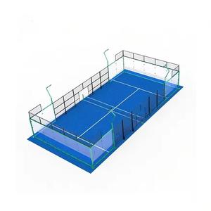 Nouveaux terrains de padel super panoramiques 2024, <span class=keywords><strong>acheter</strong></span> un terrain de padel, fournisseur de terrains de padel en Chine, usine de terrains de tennis à une seule pagaie - Product Image 5