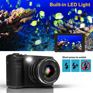 Boîtier de caméra robuste de voyage en usine prise de vue étanche Zoom optique 6X photographie numérique caméras de plongée en apnée 4k - Product Image 5