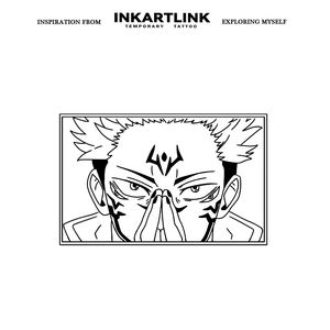 Pegatina <span class=keywords><strong>de</strong></span> Tatuaje Herbal Personalizada con Ojos <span class=keywords><strong>de</strong></span> Anime, Manga Sukuna, Resistente al Agua, 15 Días, Arte Corporal Semipermanente para Brazo, Venta al Por Mayor para Hombres - Product Image 4