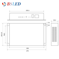 Lecteur multimédia asynchrone HD-A3LA4L A5L A6L avec écran LED, boîtier d'envoi Wi-Fi 4G, logiciel Huidu HD pour affichage sur lecteur